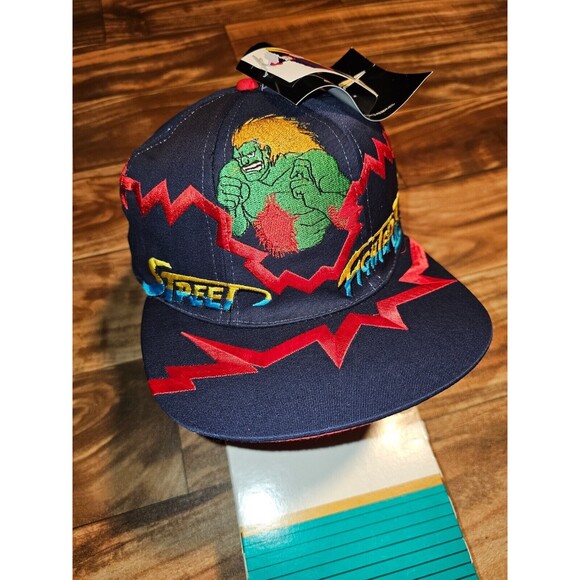 NEW Vintage Street Fighter II SNES Promo Blanka Vega Jagged Edge Hat Snapback - Picture 3 of 9